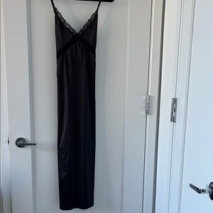 Urban Outfitters Black Lace Chemise